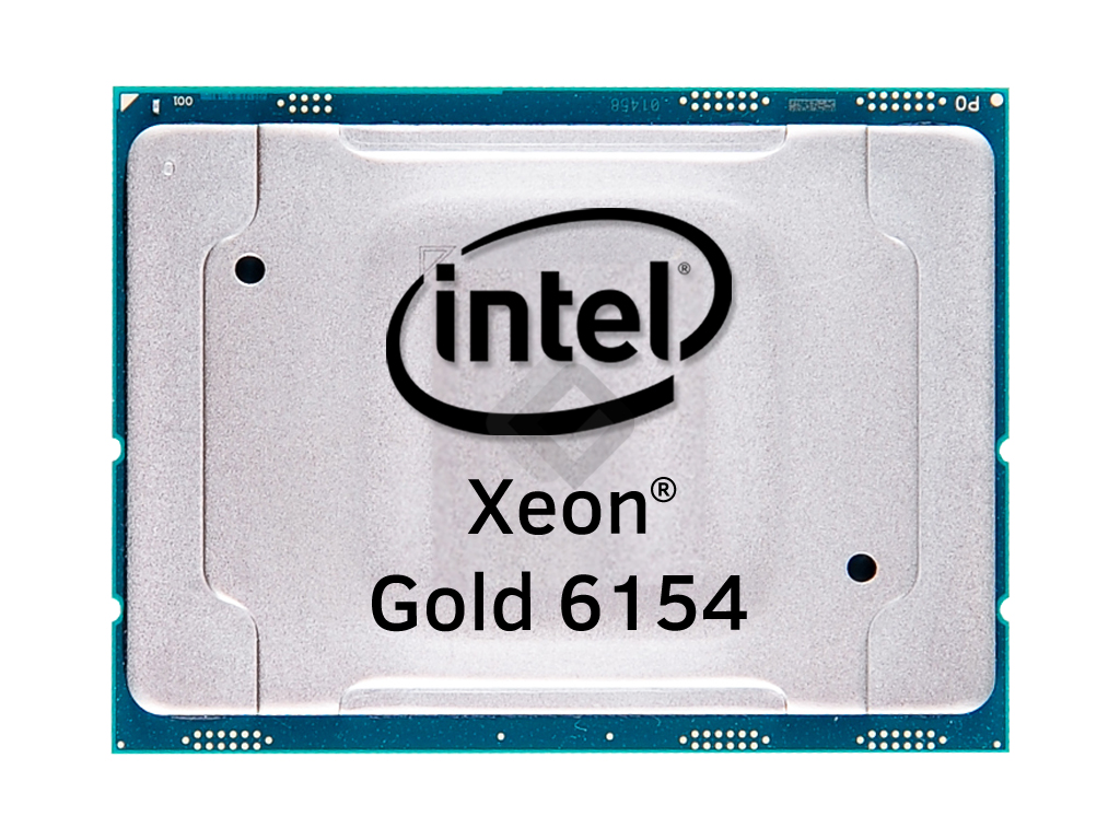 INTEL CPU Xeon Gold 6154 18-Core 3.00 GHz-24.75MB, SR3J5