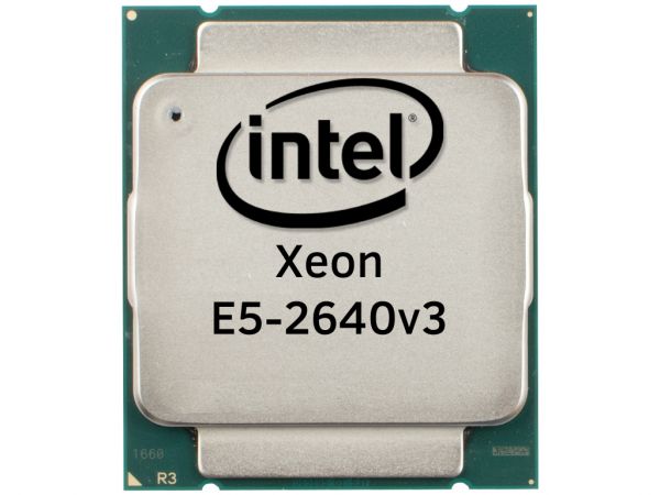 Intel Xeon E5-2640 v3 8-Core CPU, 2.60 GHz | 20 MB Cache, SR205
