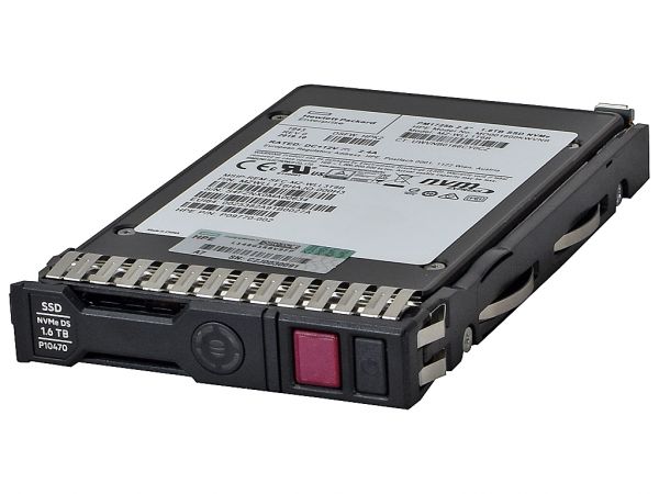 HPE SSD 1.6TB NVMe x4 2.5 MU DS SC, P10222-B21, P10470-001