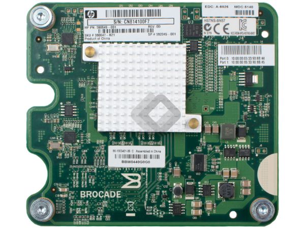 HPE FC-HBA Dual Port 8GB Brocade 804 PCI-E, 590647-B21