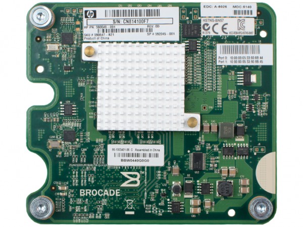 HPE FC-HBA Dual Port 8GB Brocade 804 PCI-E, 590647-B21