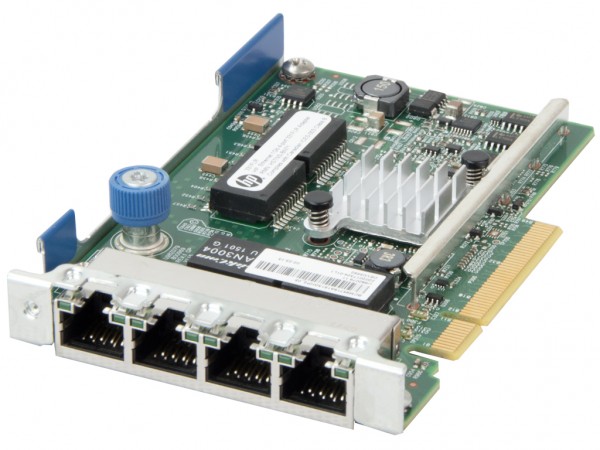HPE Quad Port 1Gb 331FLR PCI-E LOM Netzwerkkarte / Server Adapter, 629135-B22