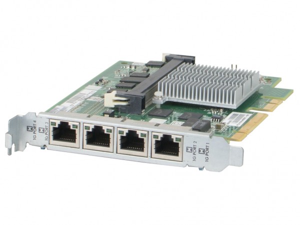 HPE NC375I 10/100/1000 Quad Port Netzwerkkarte PCI-E, 468001-001, 491838-001