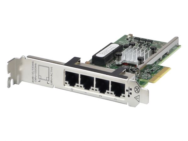HP NIC Quad Port 10/100/1000 NC331T PCI-E , 647594-B21, 649871-001