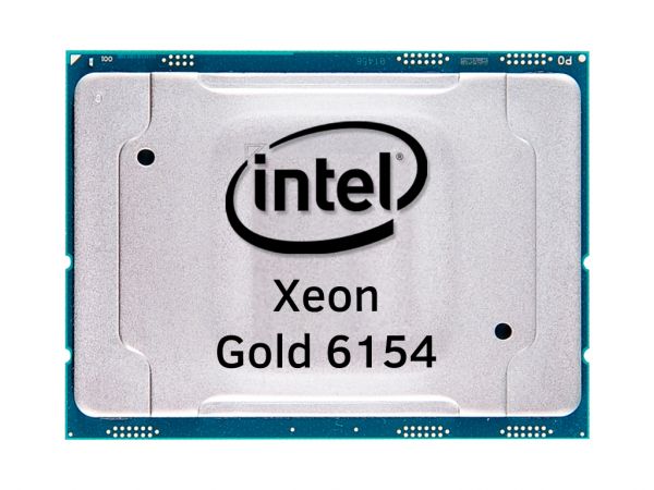 INTEL CPU Xeon Gold 6154 18-Core 3.00 GHz-24.75MB, SR3J5