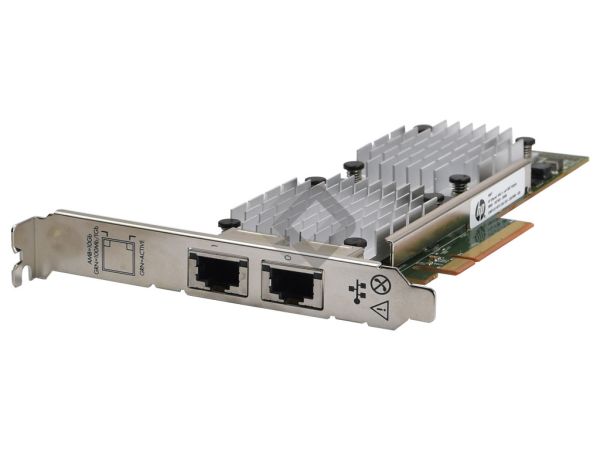 HPE NIC Dual Port 10GbE 530T PCI-E, 656596-B21, 657128-001
