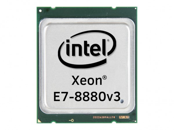 Intel Xeon E7-8880 v3 18-Core CPU, 2.30 GHz | 45 MB Cache, SR21X