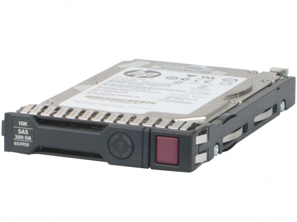 HPE HDD 300GB 6G SAS 10K 2.5 DP SC, 652564-B21, 653955-001