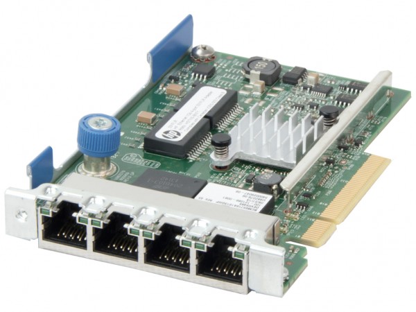 HPE 331FLR 1Gb Quad Port Netzwerkkarte / FlexLOM Adapter, 629135-B21, 634025-001