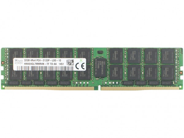Dell 32GB DDR4 RAM 4Rx4 PC4-2133P LD0 Dimm, MMRR9