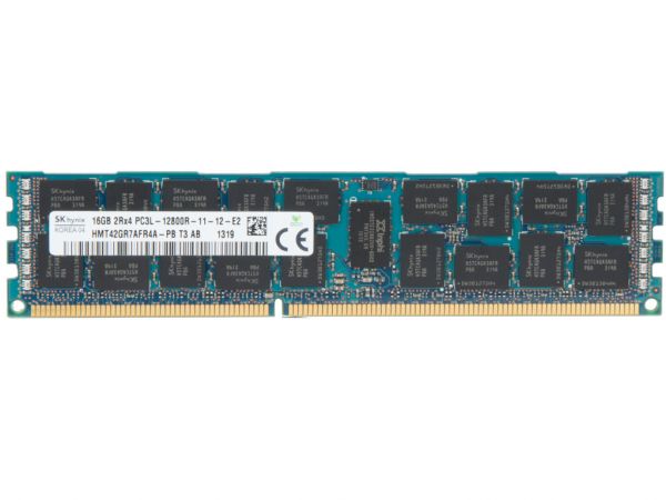 Dell 16GB DDR3 RAM 2Rx4 PC3L-12800R Low Power REG Dimm, 20D6F
