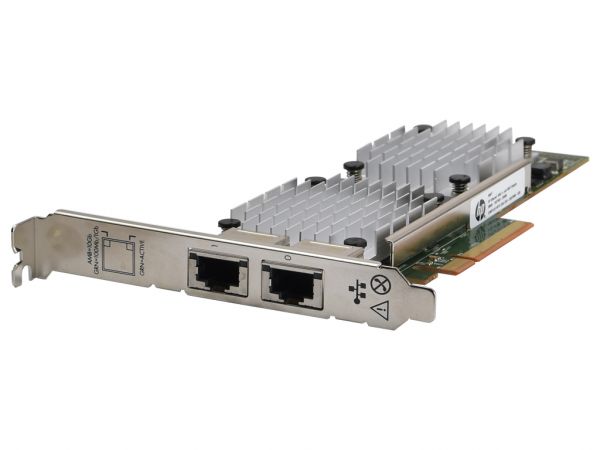 HPE NIC Dual Port 530T PCI-E Gigabit Netzwerkkarte, 656596-B21, 657128-001