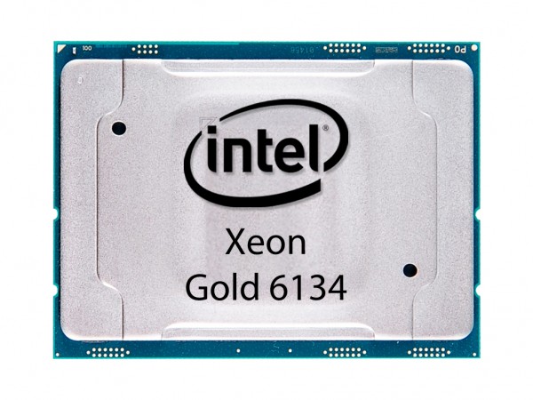 Intel Xeon Gold 6134 8-Core CPU, 3.20 GHz | 24.75 MB Cache, SR3AR