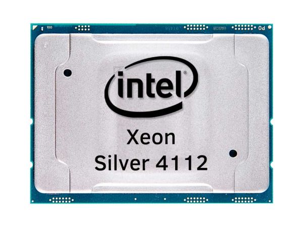 INTEL CPU Xeon Silver 4112 4-Core 2.6GHz-8.25MB, SR3GN