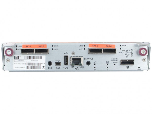 HPE P2000-G3 MSA SAS Controller, AW592B, 582934-002