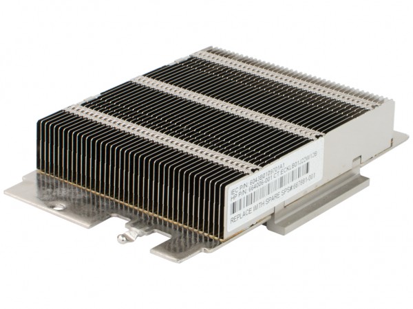 HPE CPU Heat Sink / DL360p-G8, Latch Type Higher End HE 135W and greater, 664006-001