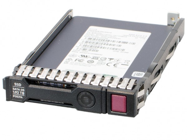 HPE SSD 1.92 TB 6G SATA 2.5 RI DS SC, P04478-B21, P05314-001