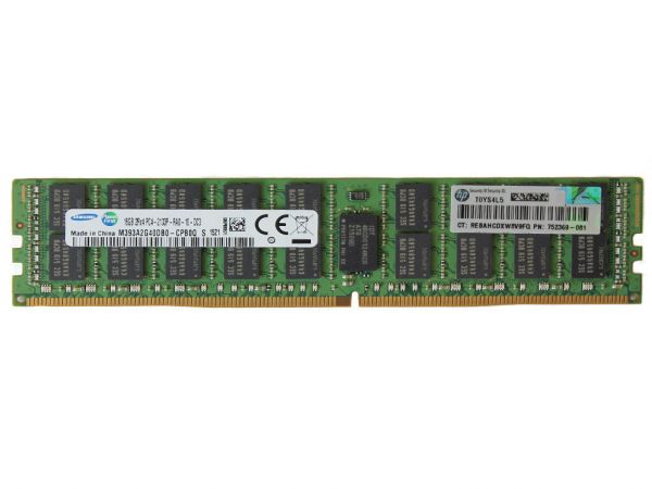 HPE 16GB DDR4 RAM 2Rx4 PC4-17066R-10 Registered Dimm, 726719-B21, 752369-081
