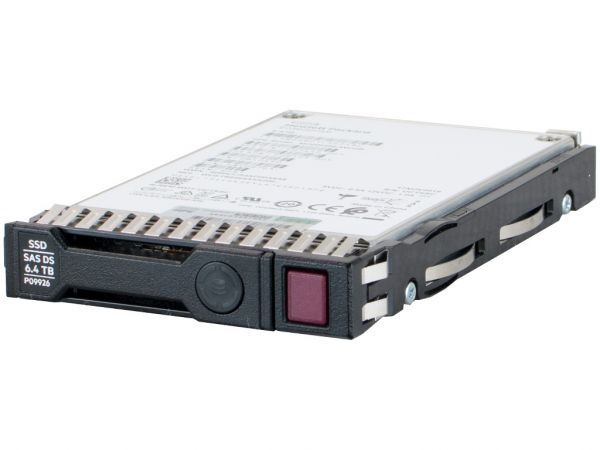 HPE SSD 6.4 TB 12G SAS 2.5 MU DS SC, P09096-B21, P09926-001