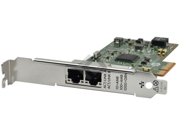 HPE NIC Dual Port 1GbE NC361T PCI-E, 652497-B21, 656241-001