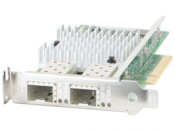 Dell 10GbE Netzwerkkarte Dualport X520-DA2 SFP+ PCI-E Adapter, 0942V6